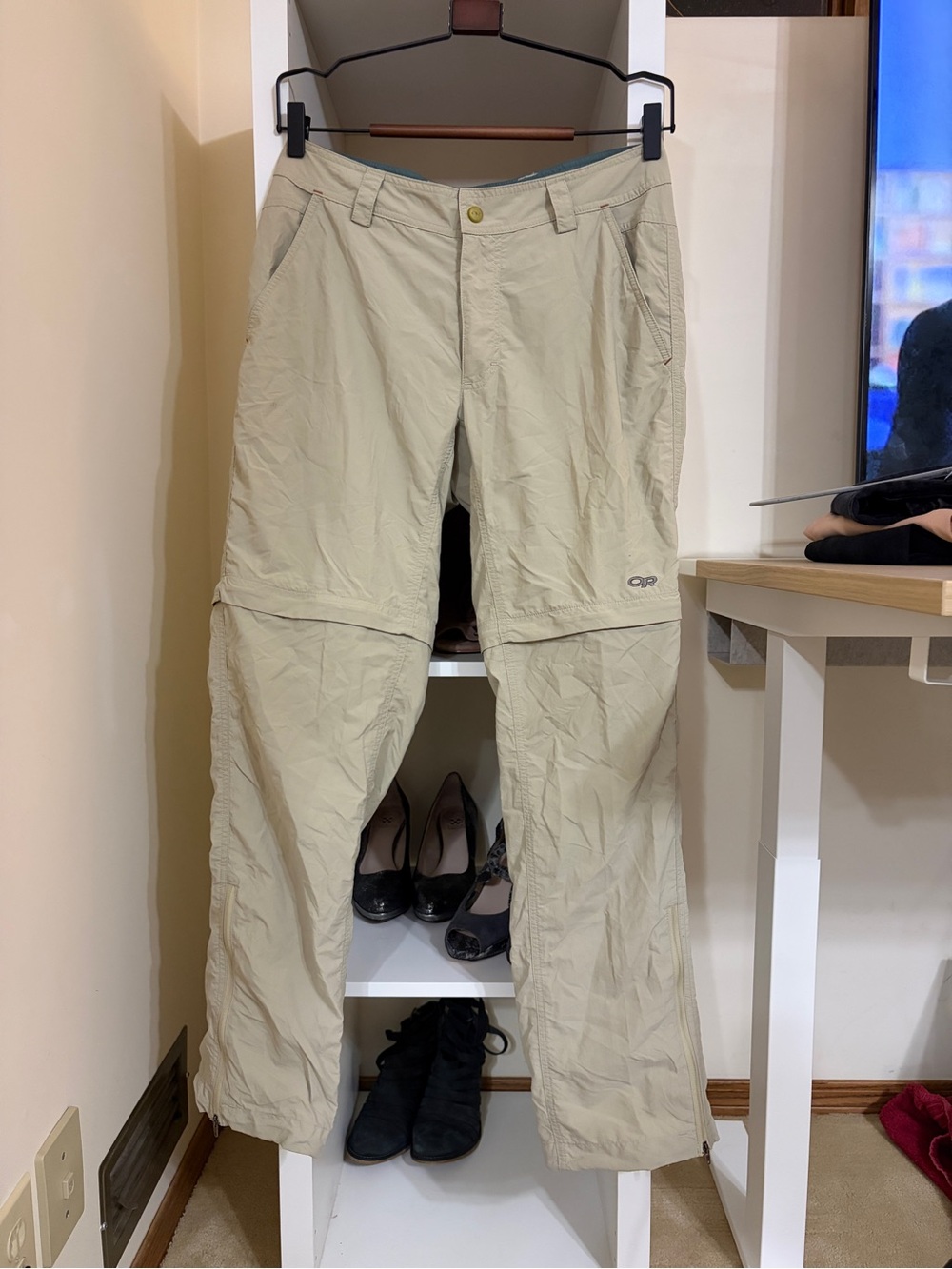 Outdoor Research Men's Zip-Off Cargo Pants - Light Beige
